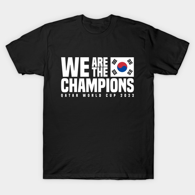 Qatar World Cup Champions 2022 - South Korea T-Shirt by Den Vector